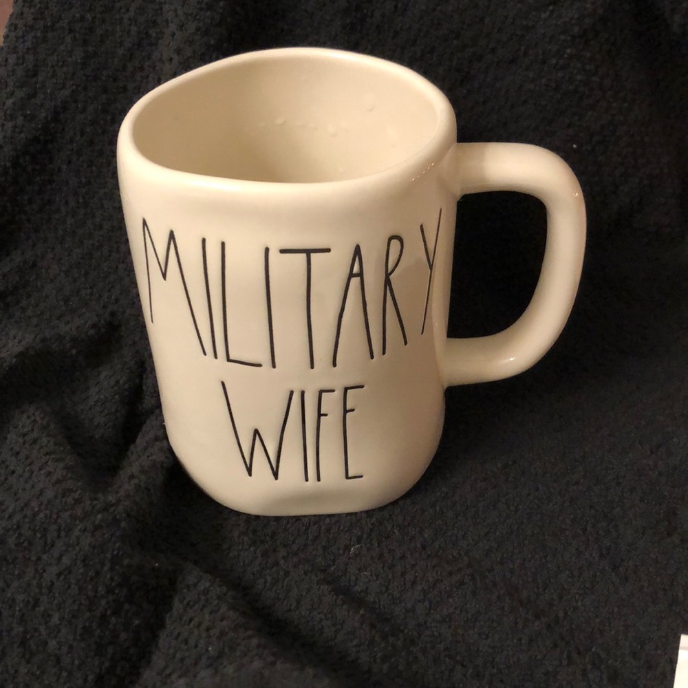 Rae dunn coffee mug “Military Wife” ☕️